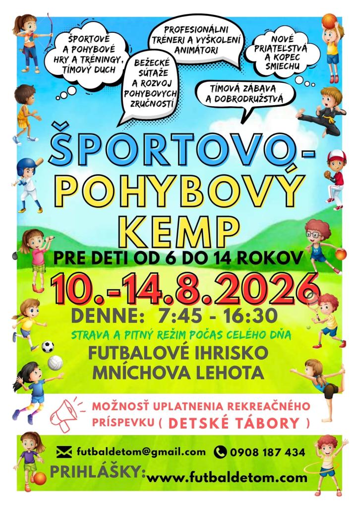 Letný tábor v Mníchovej Lehote