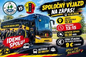 Pozvánka na futbal Stará Myjava